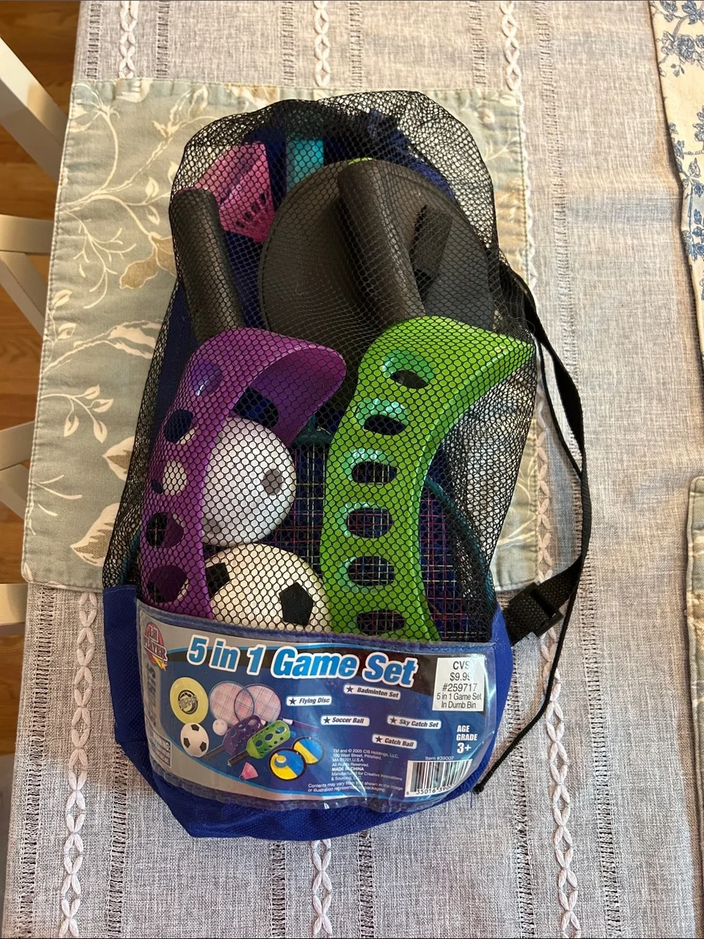 Victoria's Secret Kids 5-in-1 Game Set - Purple & Green